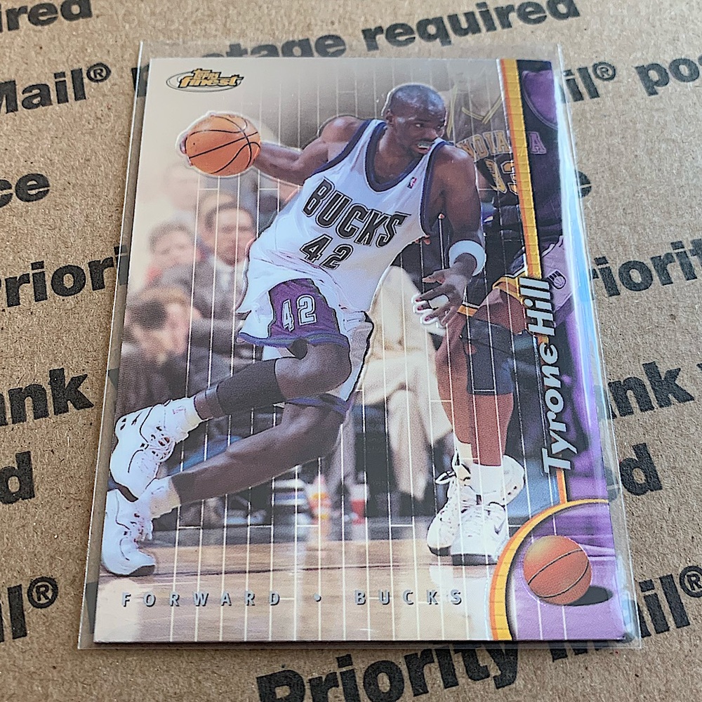 Tyrone Hill β99 Topps Finest Card